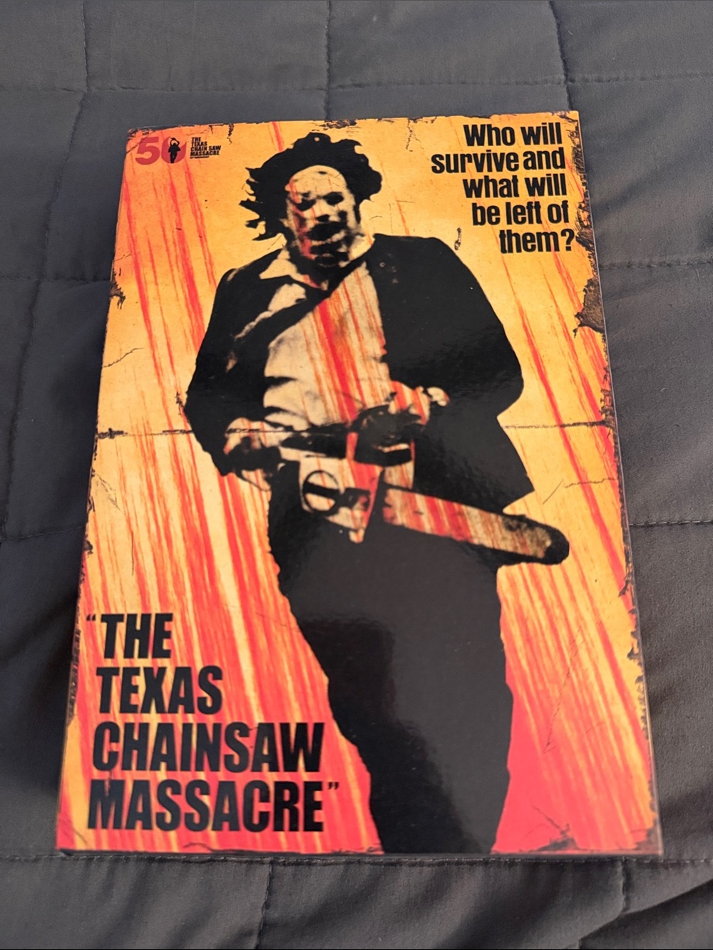 The Texas Chainsaw Massacre Collectible Action Figure - Black & Orange